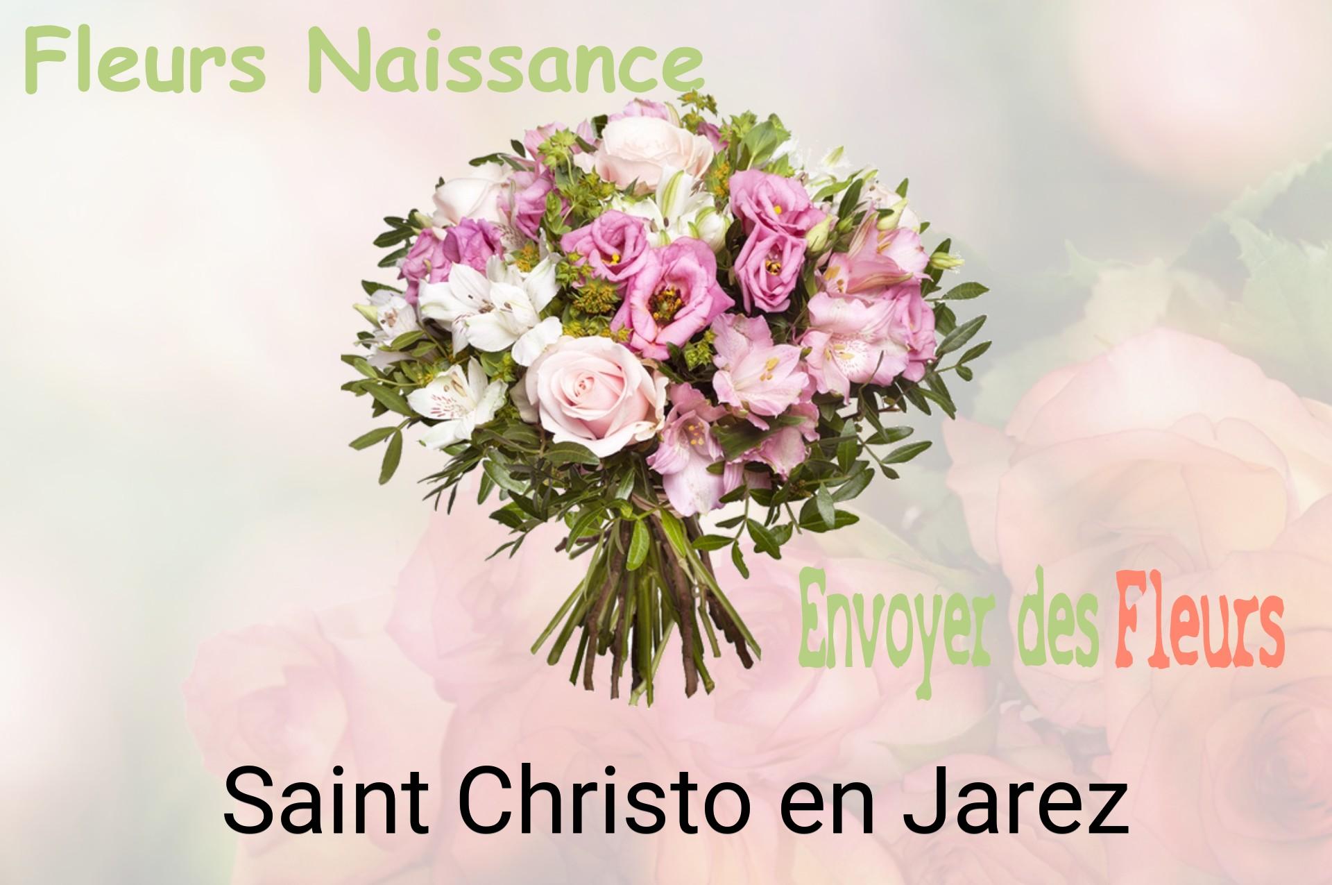 Bouquet de fleurs de naissance livré à Saint-Christo-en-Jarez